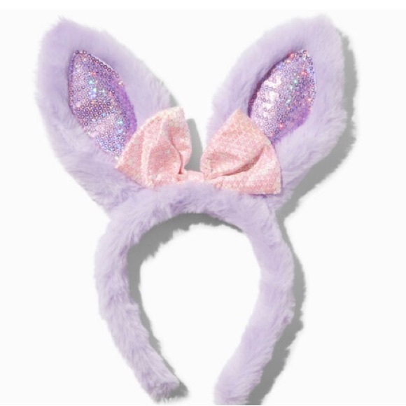 NWT Bunny Sequin Lavender Floral Tutu Dress-up Set - Picture 3 of 10